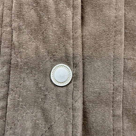 Croft & Barrow Women's Faux Fur Hooded Parka Jacket Olive Green Size L - Picture 3 of 9